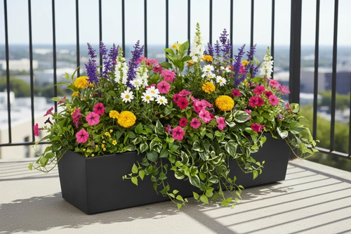 Primeur Sonata Planter 15Cm Slate P00018395