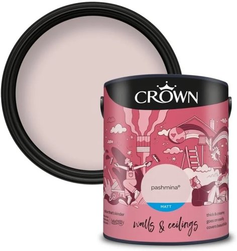Crown Breatheasy Matt Emulsion Paint- Pashmina 5L