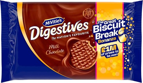 McVitie's Milk Chocolate Digestives Biscuits Twin Pack, 632g
