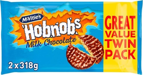 McVitie's Milk Chocolate Hobnobs Twin Pack 636g