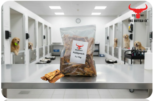 The Buffalo Co Paddywack 100% Natural Grass-Fed Dog Treats BULK Bag 1 x 1kg