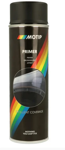 Motip M04052 Primer Spray  Black 1 x 500 ml