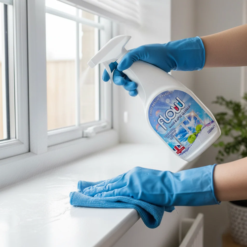 Flow Glass & UPVC Cleaner Spray 750ml Trigger Spray