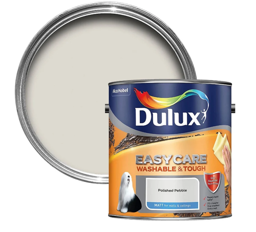 Dulux  Easycare Matt Emulsion Paint For Walls And Ceilings - Polished Pebble 2. 5L