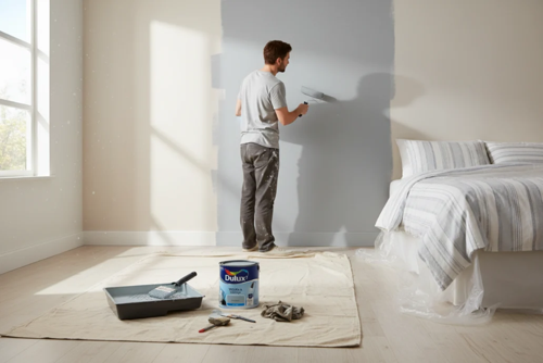 Dulux Matt Coastal Grey 2.5L Walls and Ceilings 1 x 2.5 Litre
