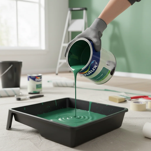 Dulux Walls & Ceilings Silk Emulsion Paint  Emerald Glade, 1 x 2.5 Litres