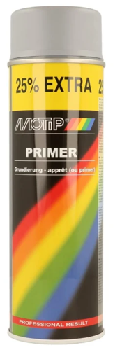 Motip Grey Spray Paint Fast Drying 1 x 500ml.