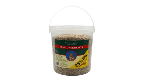 Johnston and Jeff Sunflower Hearts Bird Food Tub 1 x 10L