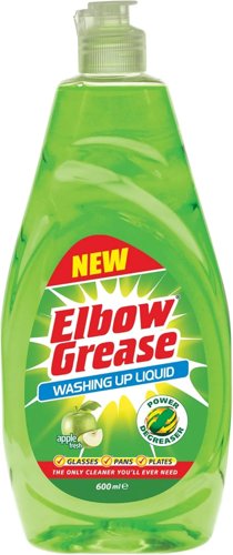 Elbow Grease Apple Washing Up Liquid 600ml