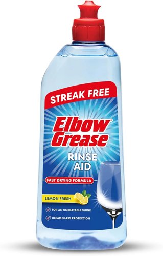 Elbow Grease Rinse Aid Streak Free Fast Drying Formula 1 x 500ml