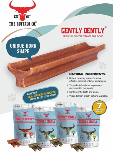 The Buffalo Co. Buffalo Dental Treats Salmon 175g