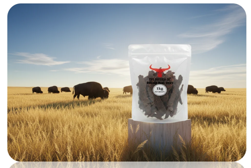 The Buffalo Co. Buffalo Bulk Dog Treats Jerky 1 x 1kg