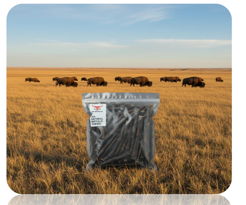 The Buffalo Co. Buffalo Bulk Dog Treats Tails 1kg