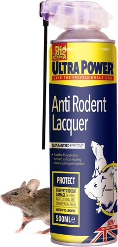 The Big Cheese Ultra Power Anti Rodent Lacquer Dual Action Aerosol 1 x 500ml