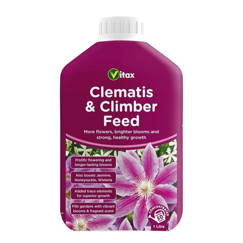 Clematis & Climber Liquid Plant Feed 1L Makes Approx. 50 Cans of feed 1 x 1 litre Bottle