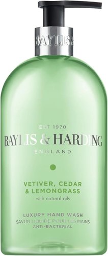 Baylis & Harding Vetiver, Cedar & Lemongrass Anti-Bacterial Luxury Hand Wash 1 x 500ml