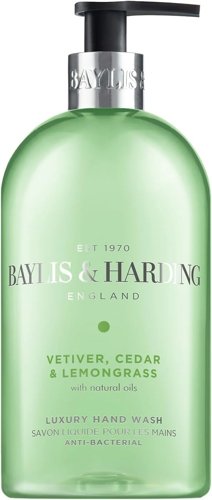 Baylis & Harding Vetiver, Cedar & Lemongrass Anti-Bacterial Luxury Hand Wash 1 x 500ml