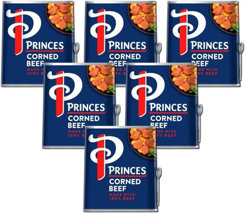 Princes Corned Beef 100% Beef 6 x 340g
