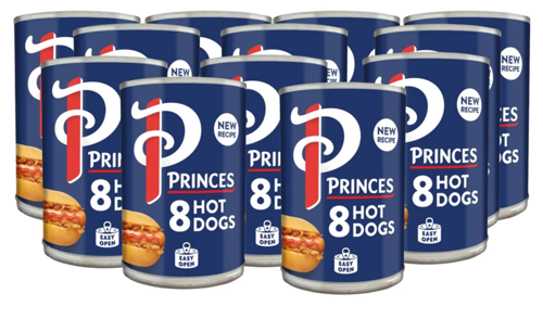 Princes Hot Dogs, Pack of 12 x 400g