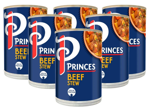 Princes Beef Stew A meal in a tin 6 x 392g tins