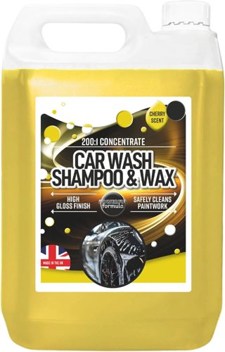 Flow Car Wash & Wax Shampoo Concentrate Cherry Scented With Carnauba Wax 1 x 2.5L