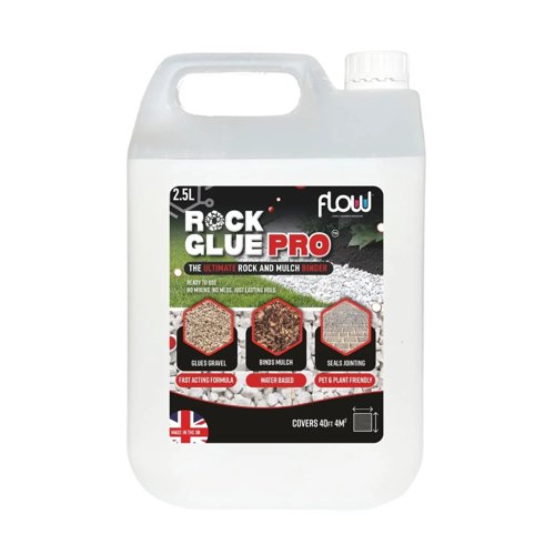 Rock Glue Pro – Heavy-Duty Water-Based Gravel Mulch Binder For Driveways, Garden Paths 2.5L