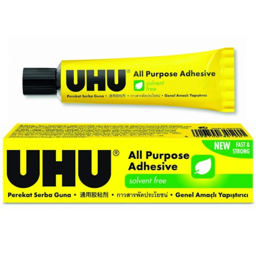 UHU All Purpose Adhesive Solvent-free Crystal Clear 33ml Tube