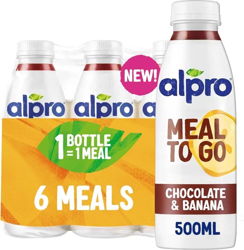 Alpro Meal To Go Chocolate & Banana 6x500ml