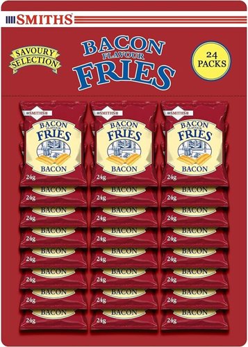 Walkers Bacon Fries 24x24g 