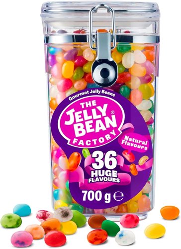 The Jelly Bean Factory, Jelly Beans Mixed 36 Flavours 1 x 700g Jar