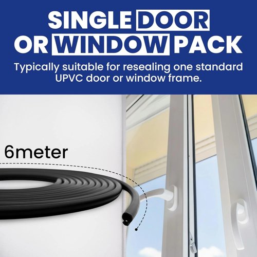 UPVC Replacement Gasket 6m black