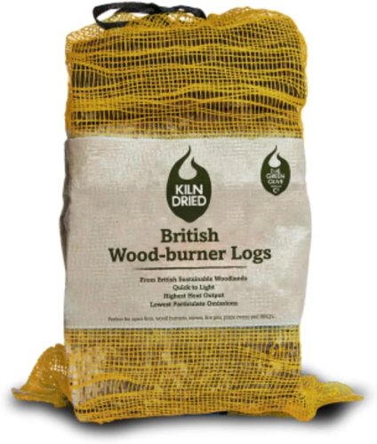 Wood Burner Logs 20L - Kiln Dried British Softwood Logs for Wood Burners