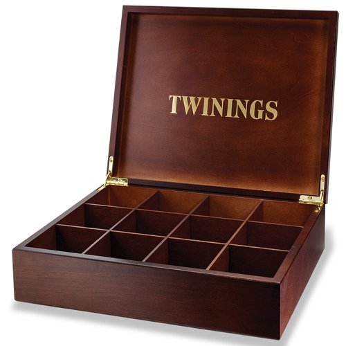 Twinings 12 Compartment Wooden Display Box (Empty)