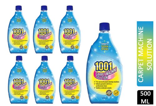 1001 3in1 Machine Shampoo For Carpet Cleaning 500ml - PACK (6)