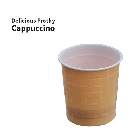 In-Cup Cappuccino 73mm Plastic Cups 25's - PACK (12)