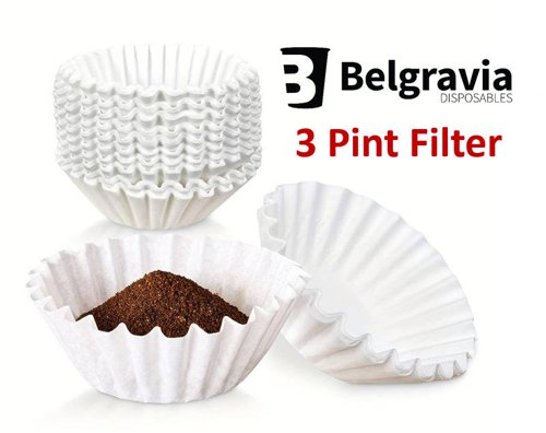 Belgravia White 3 Pint Filter Papers 500's