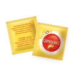 Canderel Yellow Granulated Sweetener Sachets 1000's