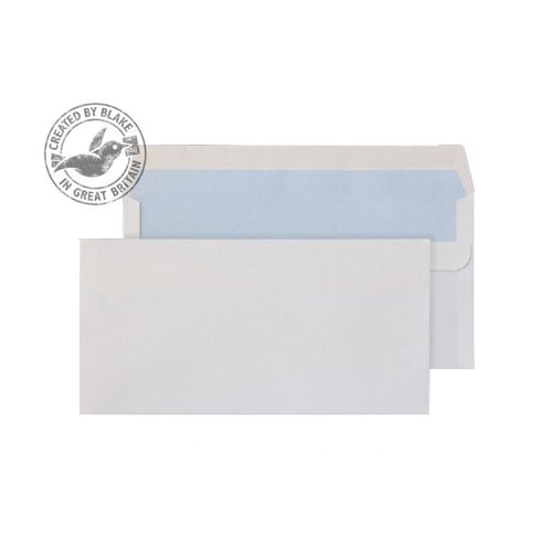 Purely Everyday DL White Press Seal Envelopes 500's