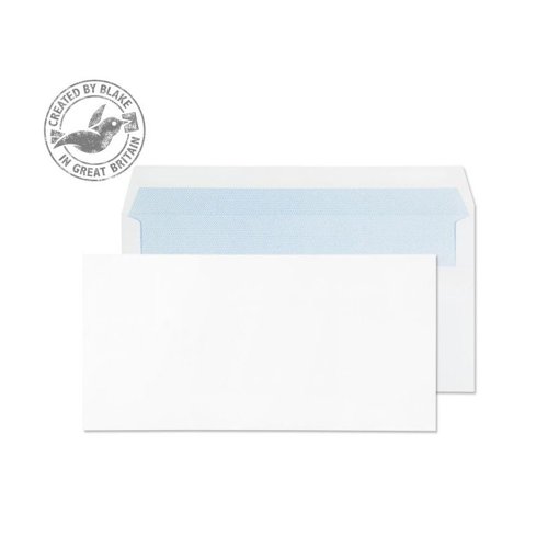 Purely Everyday DL White Press Seal Envelopes 1000's