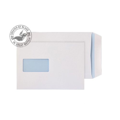 Purely Everyday C5 White Windowed Press Seal Envelopes 500's