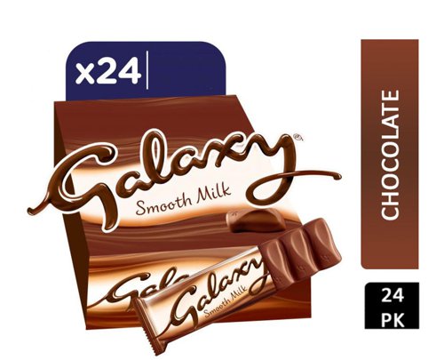 Galaxy Smooth Chocolate Bars Pack 24's