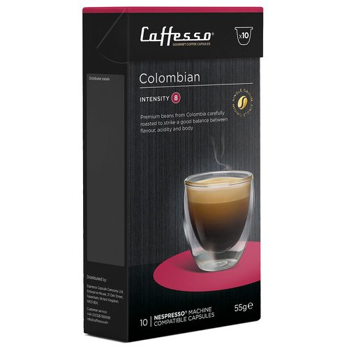 Caffesso Colombian 10's (Nespresso Compatible Pods) - PACK (10)