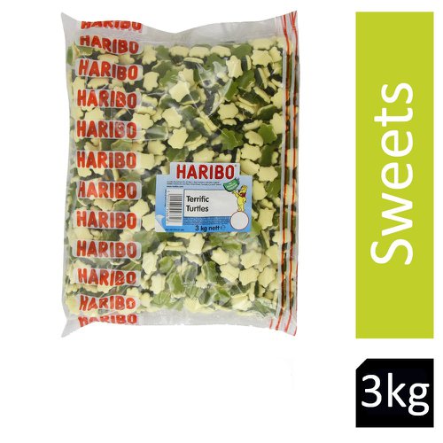Haribo Terrific Turtles 3kg Bag - PACK (4)