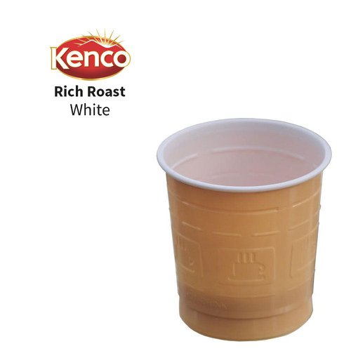 In-Cup Kenco Rich White 25's 73mm Plastic Cups - PACK (12)