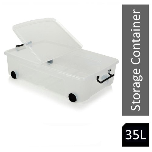 Strata Smart Box Clip-On Folding Lid 35 Litre