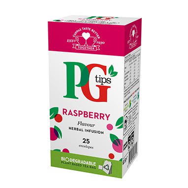 PG Tips Raspberry 25's - PACK (6)