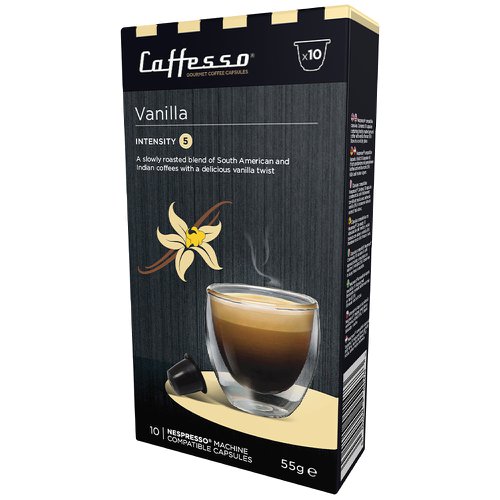 Caffesso Vanilla 10's (Nespresso Compatible Pods) - PACK (10)