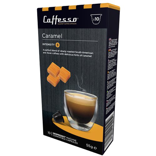 Caffesso Caramel 10's (Nespresso Compatible Pods) - PACK (10)