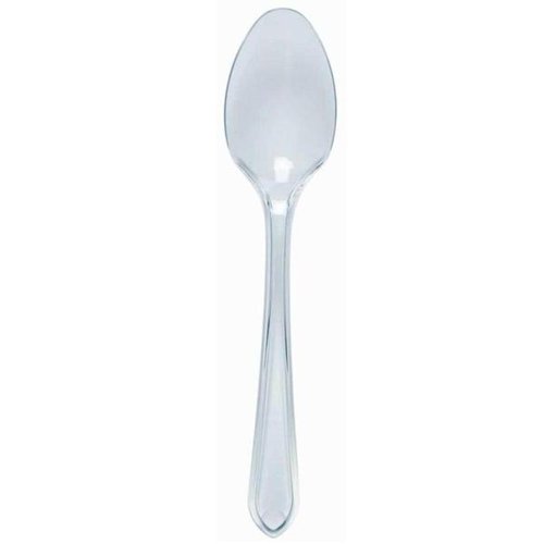 Plastic Premium Clear Spoons 100's