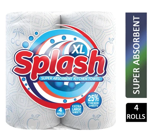 Splash Kitchen Paper Towel 4 Pack - PACK (6)